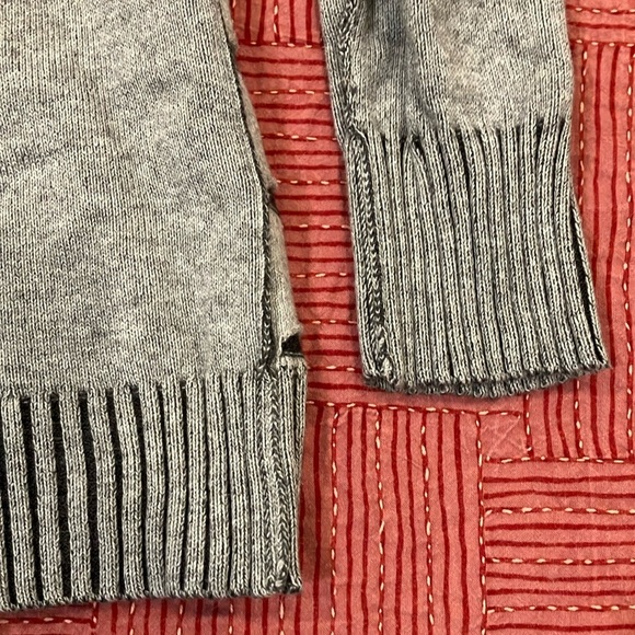 Tribal reversible Gray Geometric Turtleneck Sweater - Picture 9 of 13